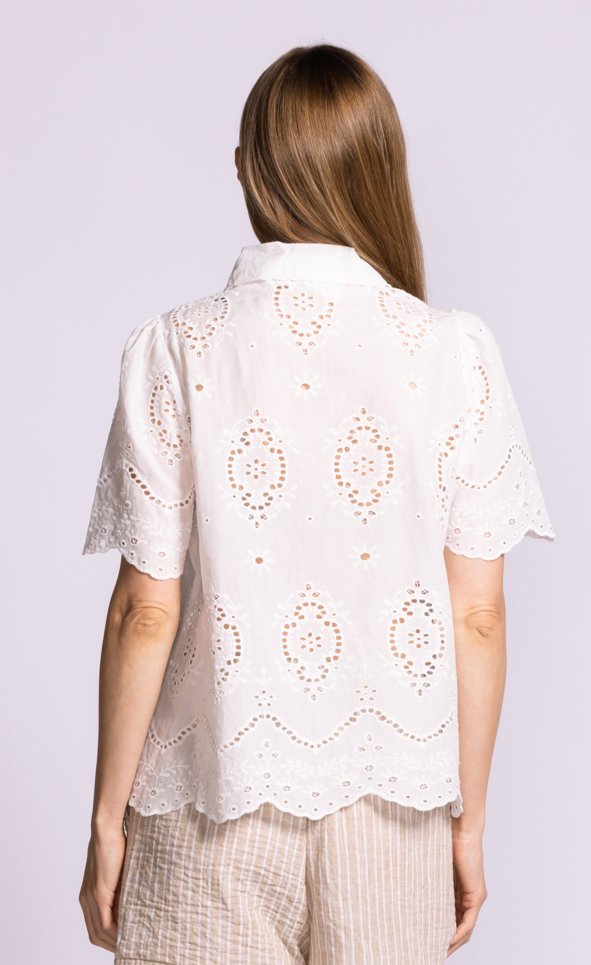 Lily Top White