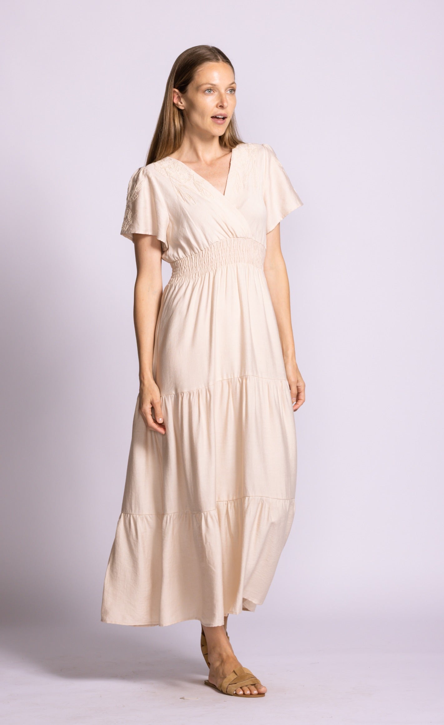 Irvine Dress Beige