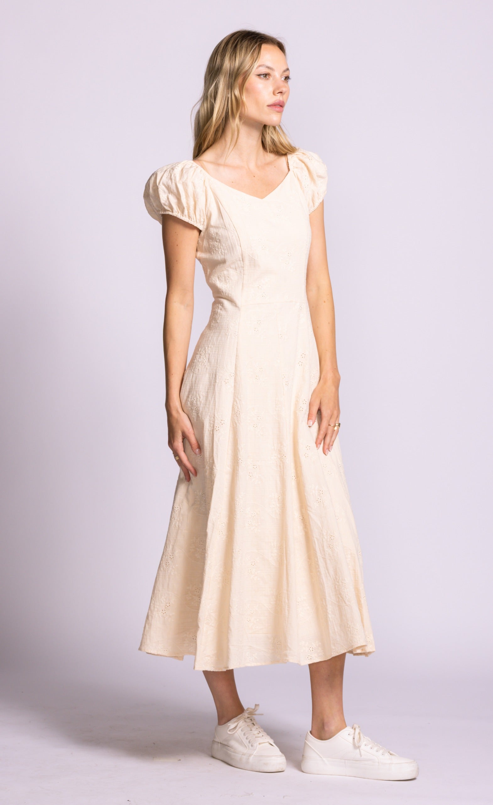 Juno Dress Beige