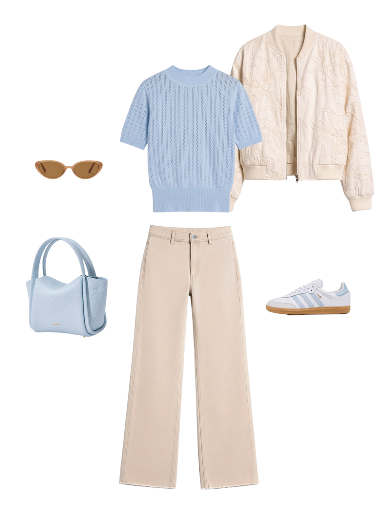 Radford Jacket Beige Outfit 1