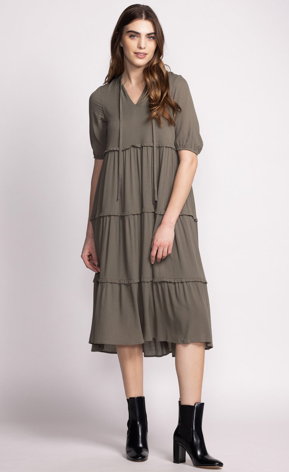 Zoey Dress - Olive