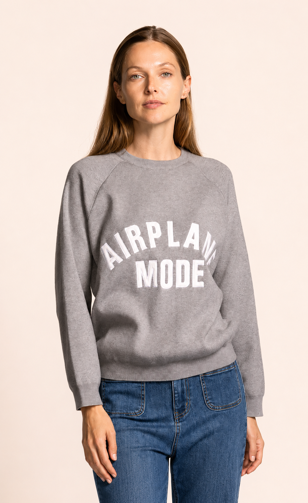 Airplane Mode III Sweater Grey