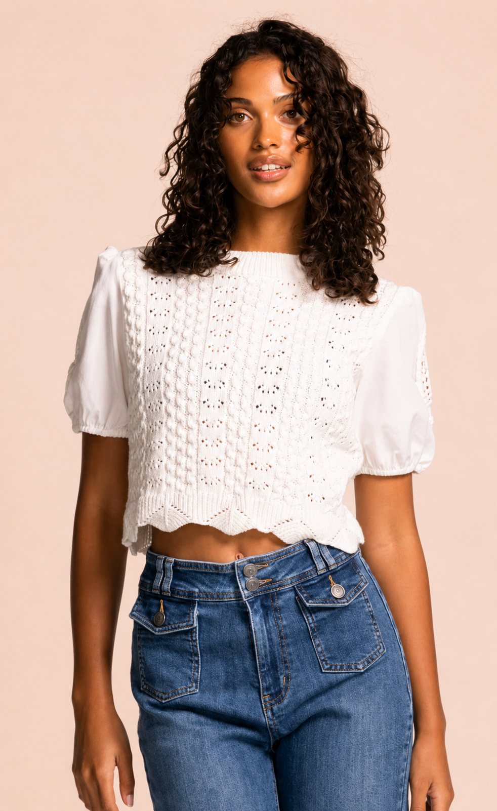 Bliss Sweater White