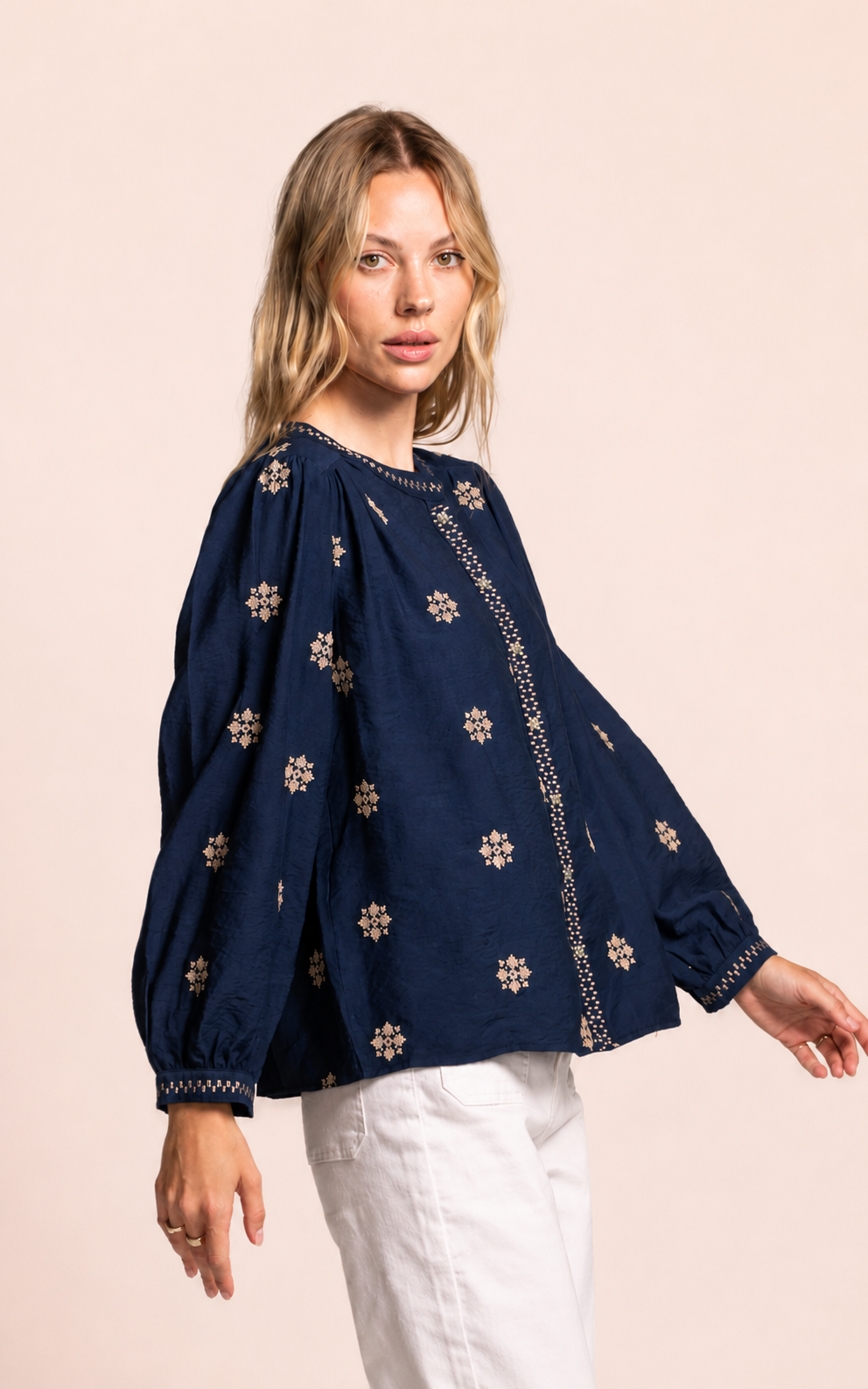 Carla Top Navy