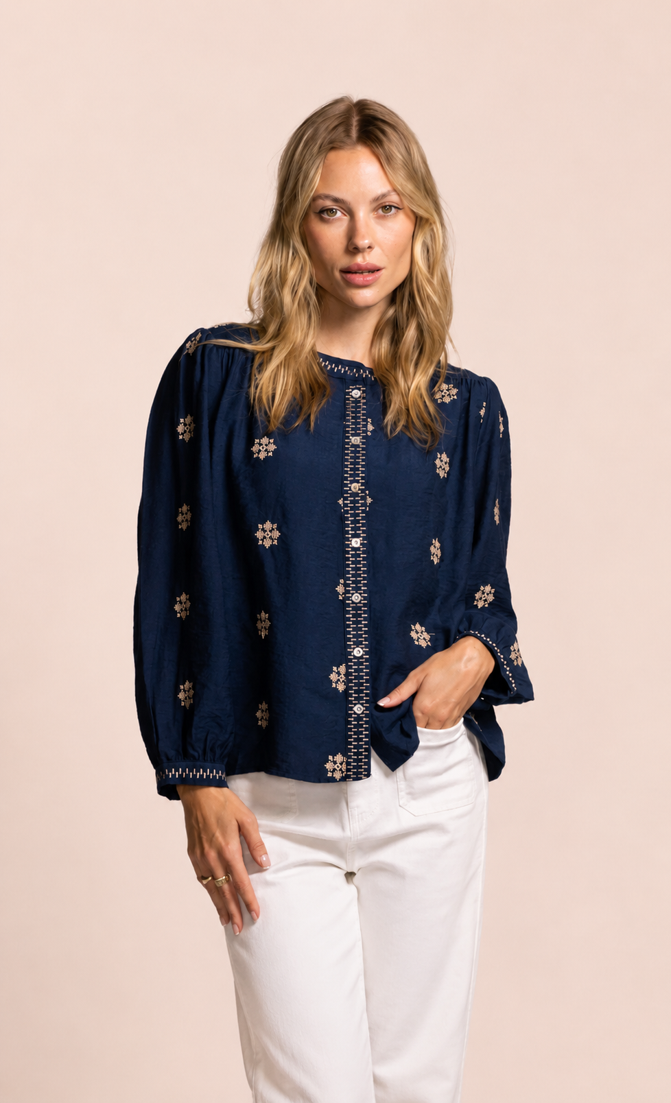 Carla Top Navy