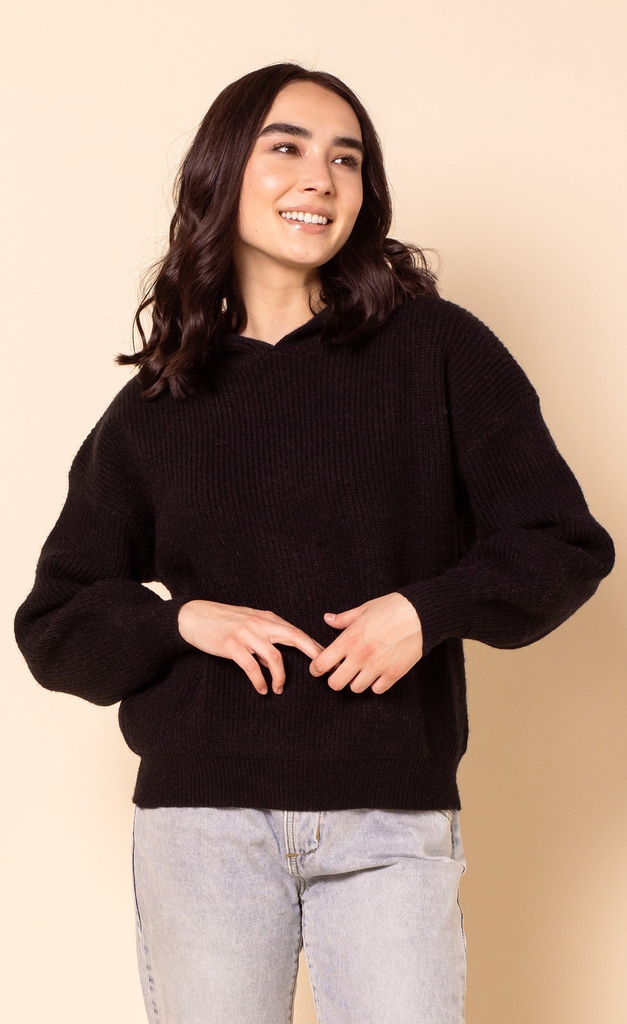 The Ollie Sweater Black - Pink Martini Collection