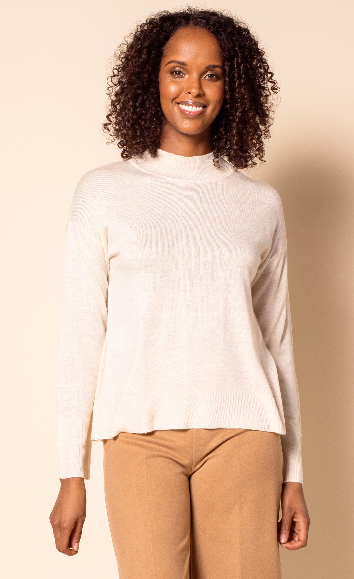Bethany Sweater Beige - Pink Martini Collection