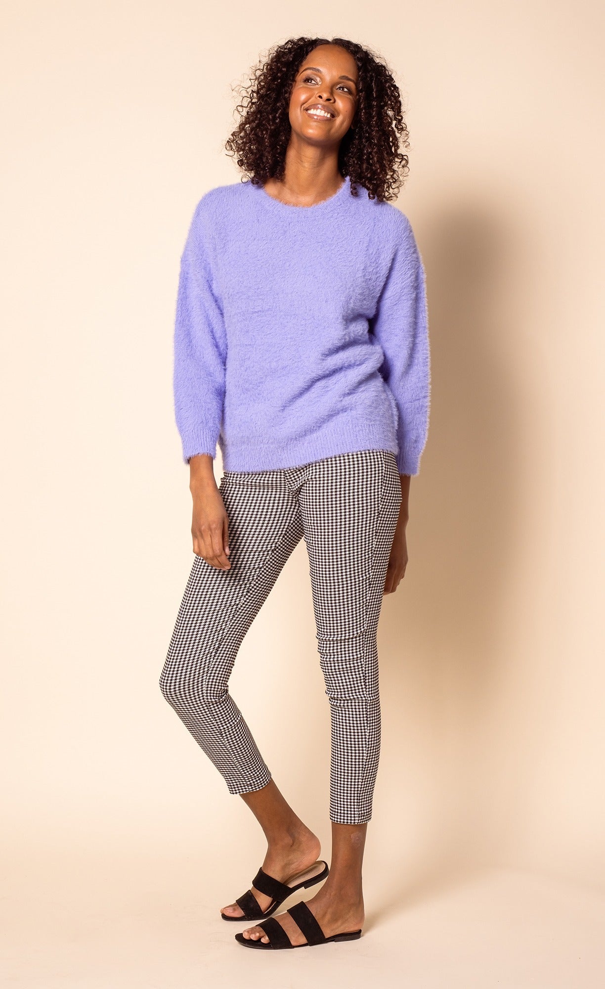 The Renee Sweater Purple - Pink Martini Collection