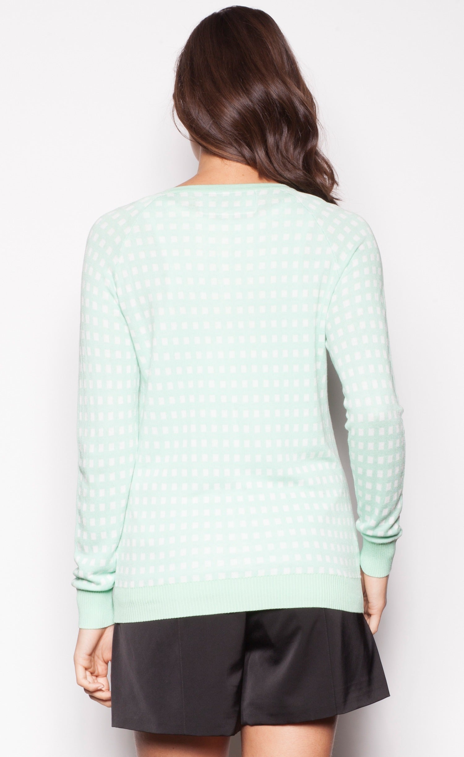 High Check Sweater - Pink Martini Collection