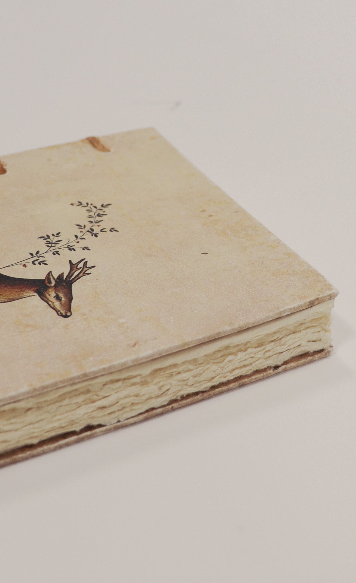 Deer Print Hand Binded Journal - Pink Martini Collection