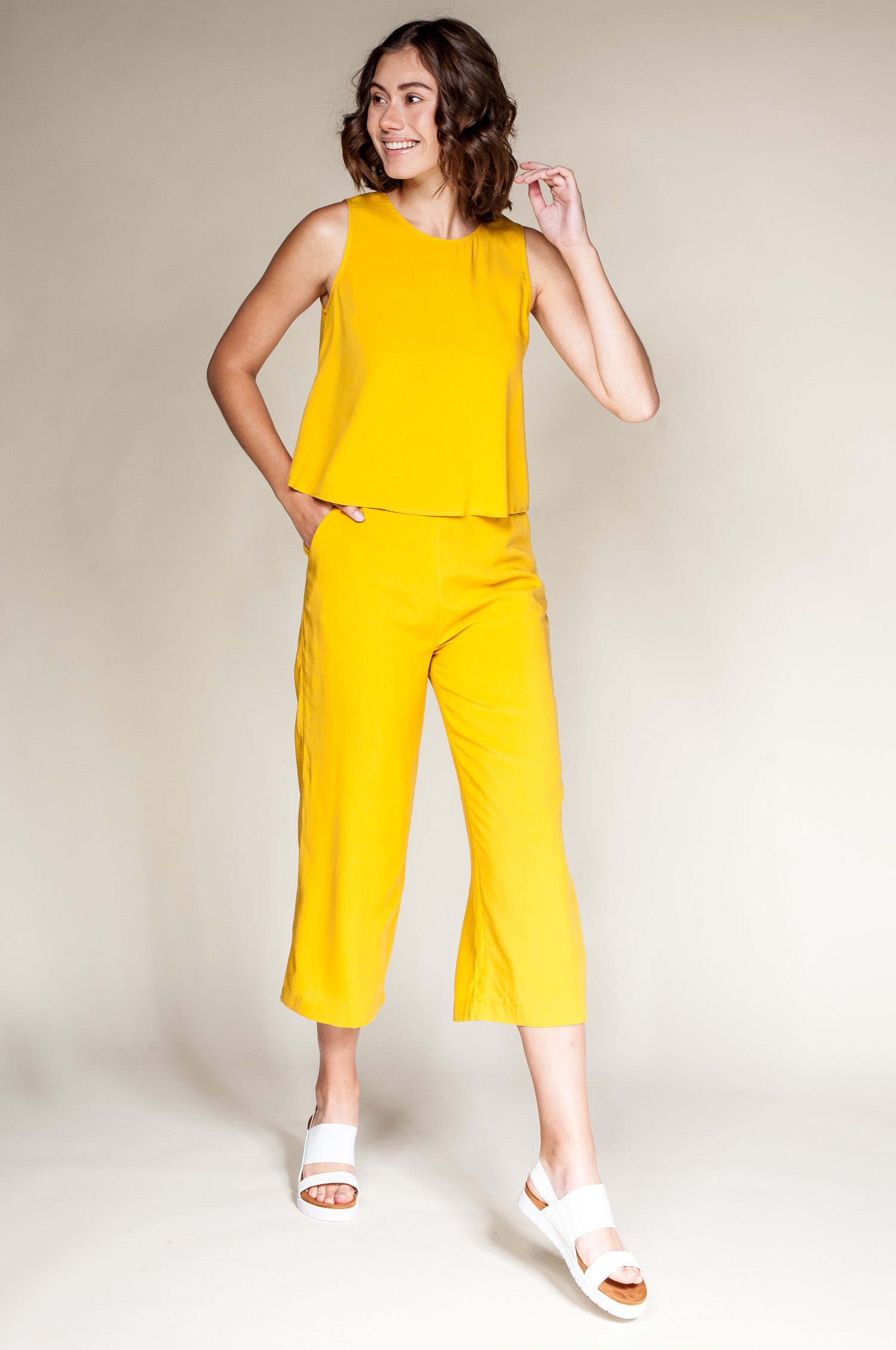 Margo Pant Yellow - Pink Martini Collection