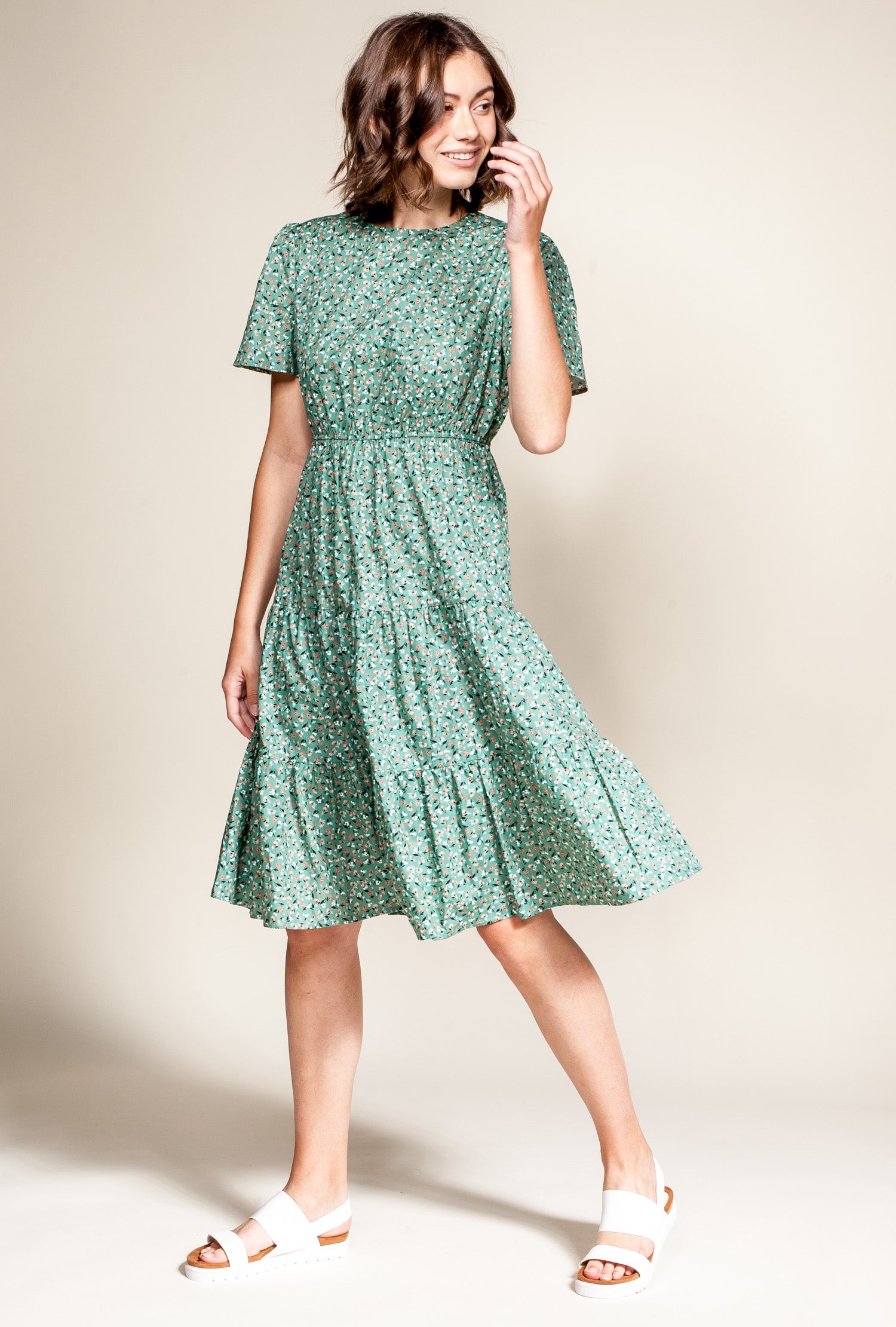 Charlotte Dress Green - Pink Martini Collection