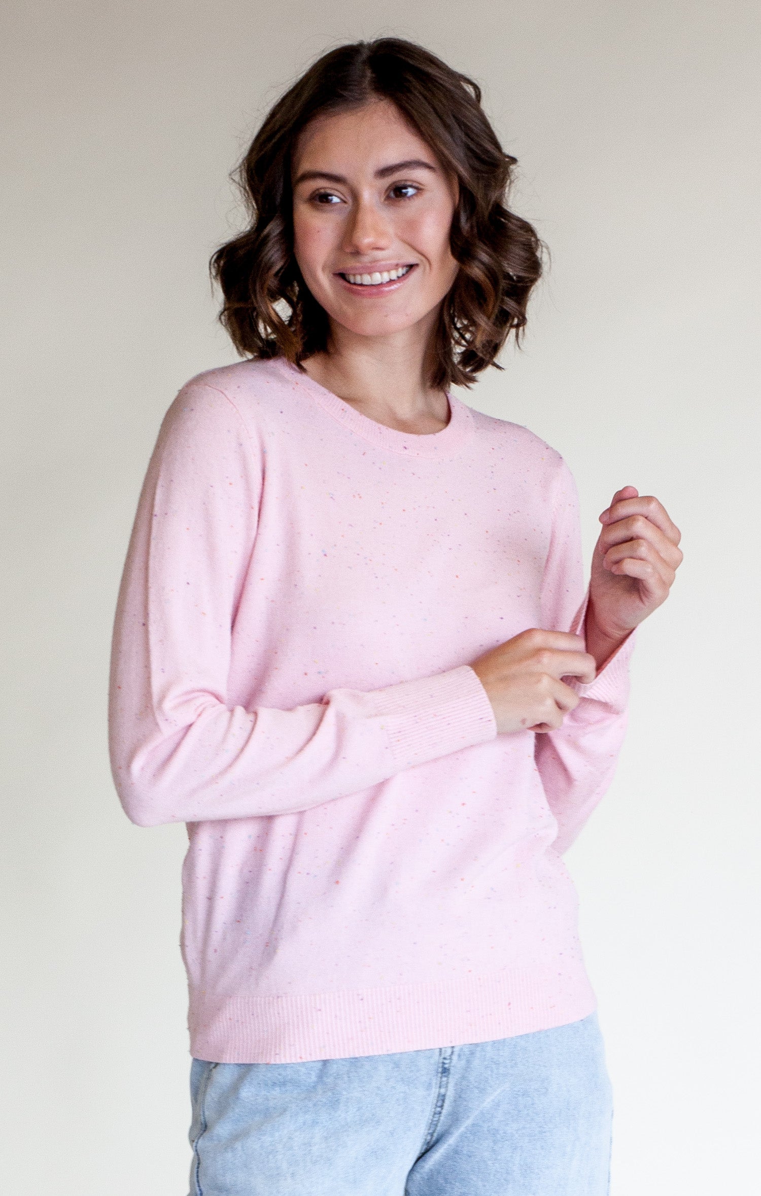 Confetti Sweater- Pink - Pink Martini Collection