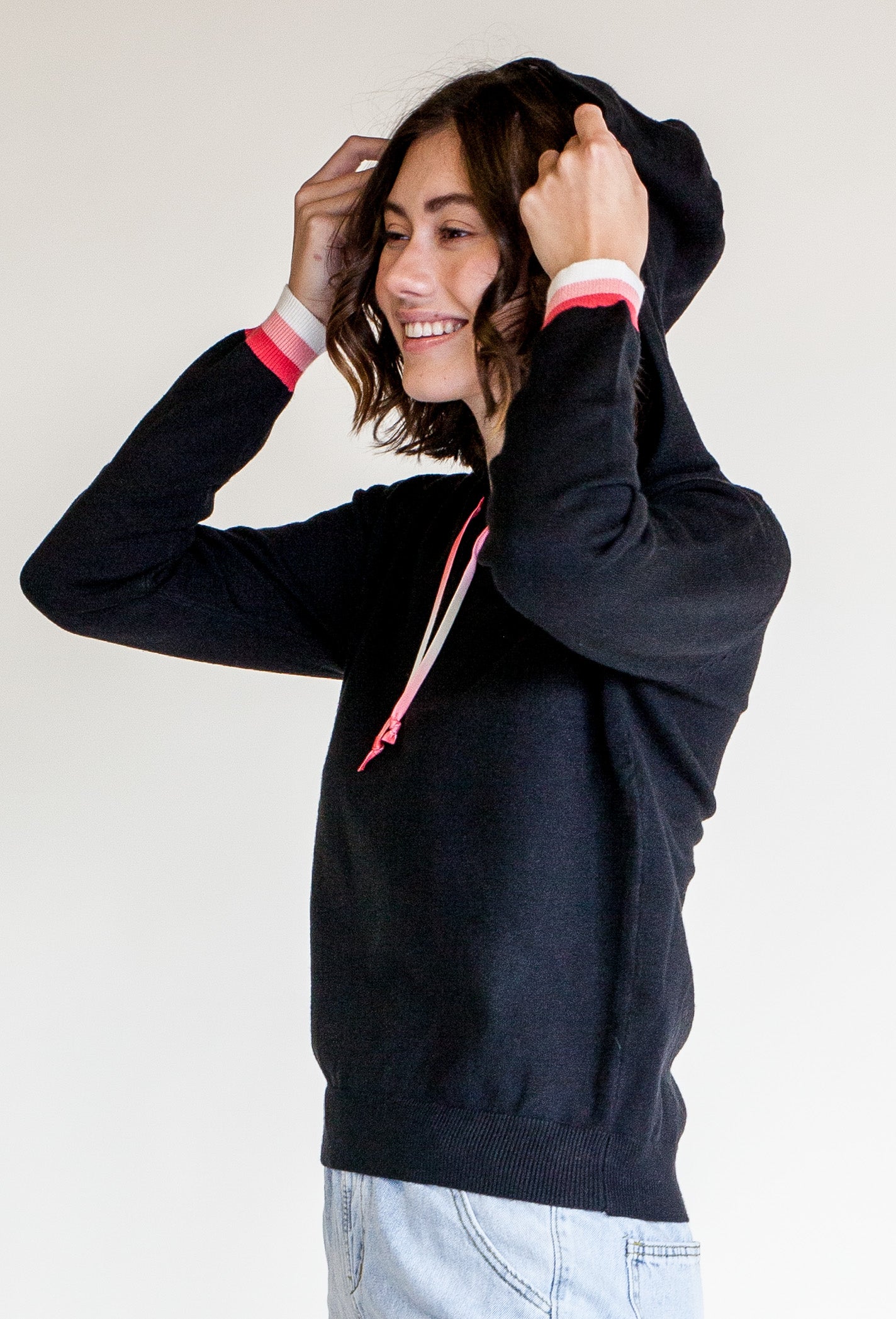 Monet Hoodie- Black - Pink Martini Collection
