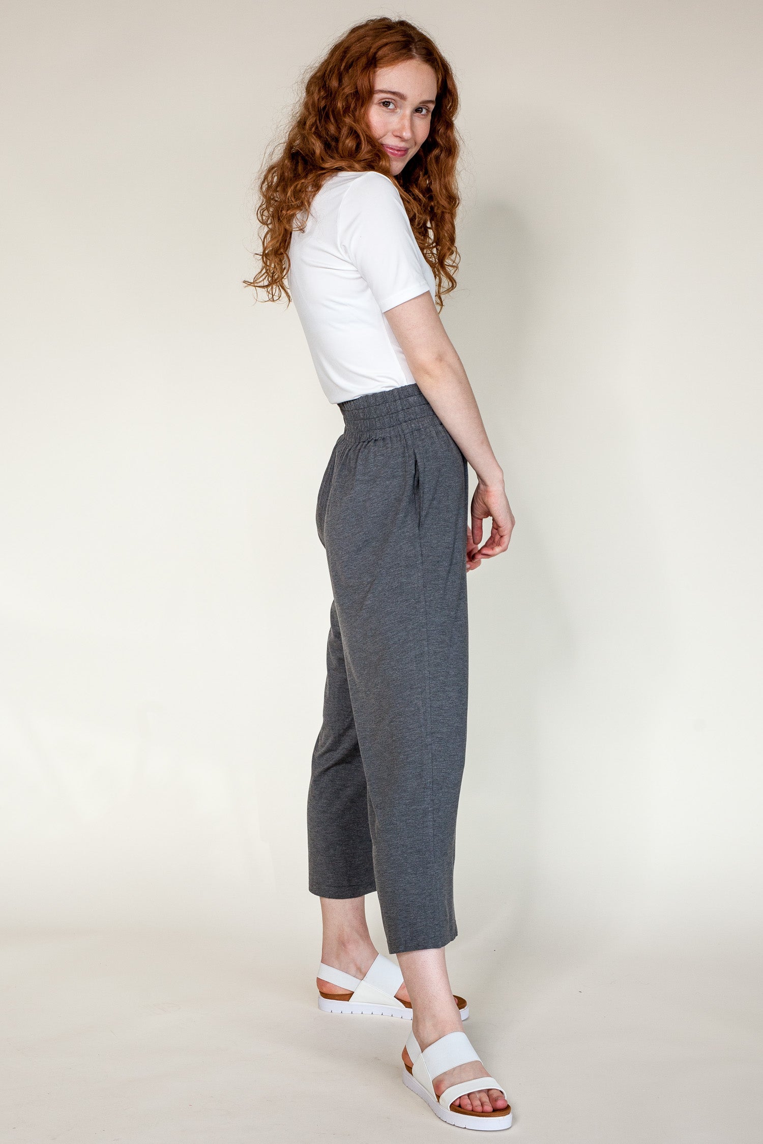 Relax Max Pants Charcoal - Pink Martini Collection