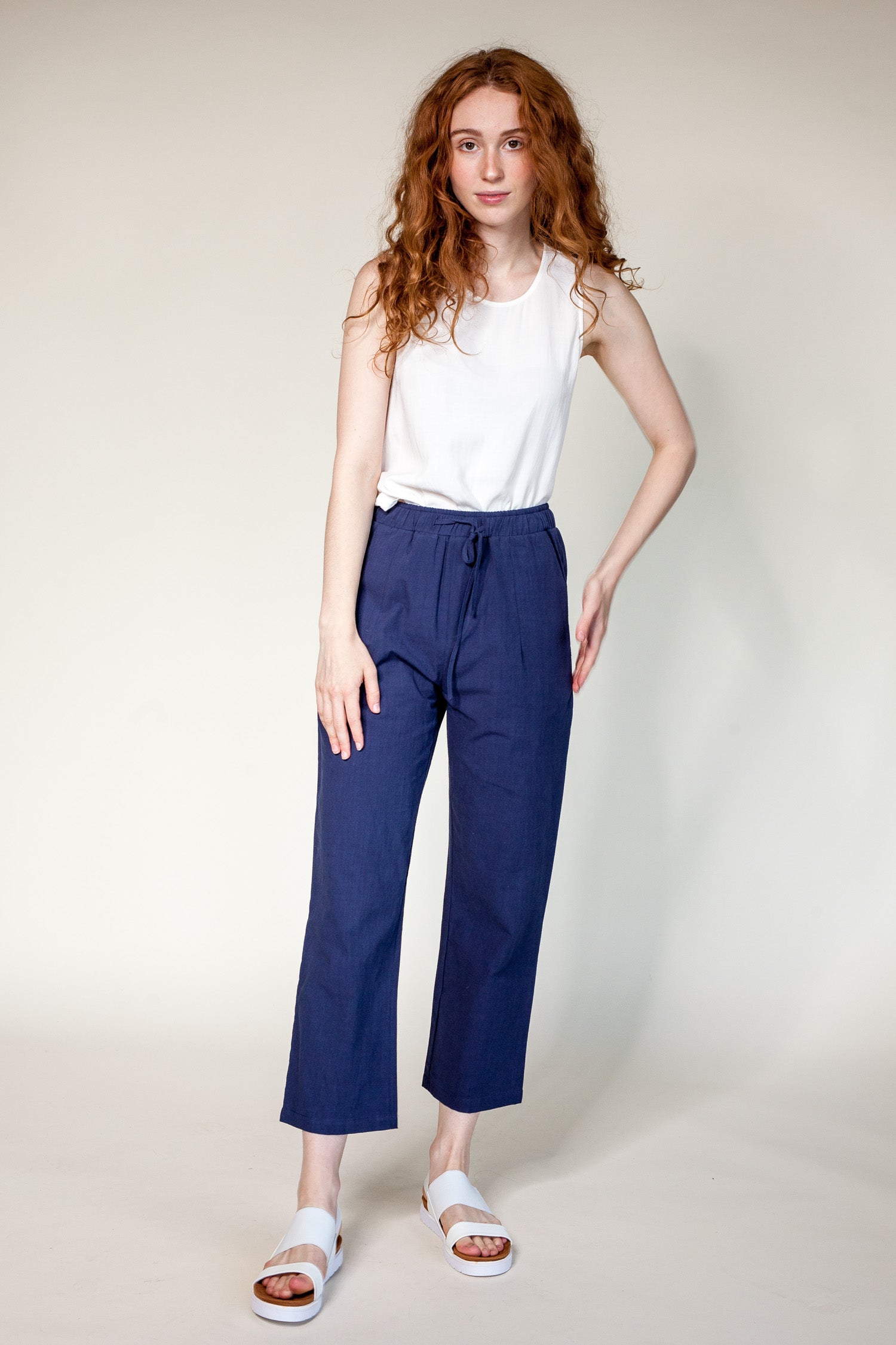 Domingo Pants- Navy - Pink Martini Collection