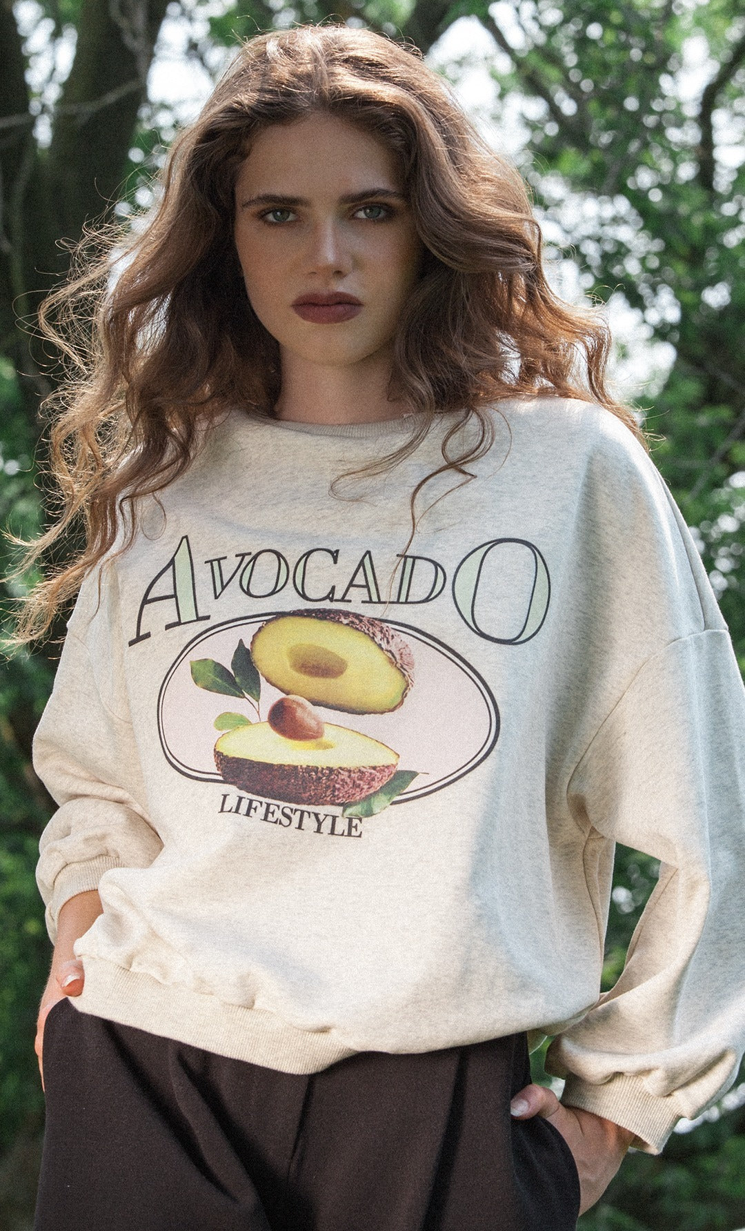 Avocado Lifestyle Sweatshirt - Pink Martini Collection