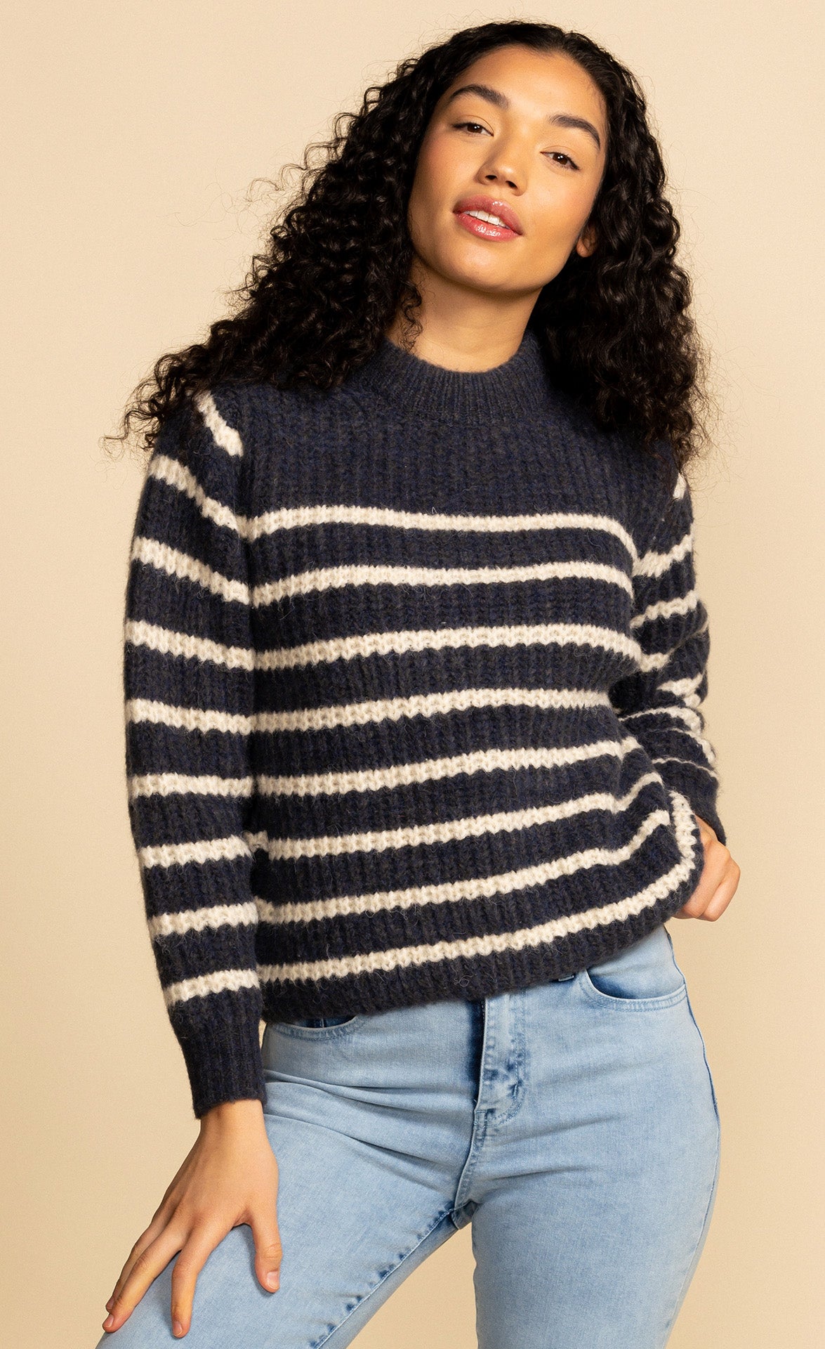 Ally Pullover Navy - Pink Martini Collection