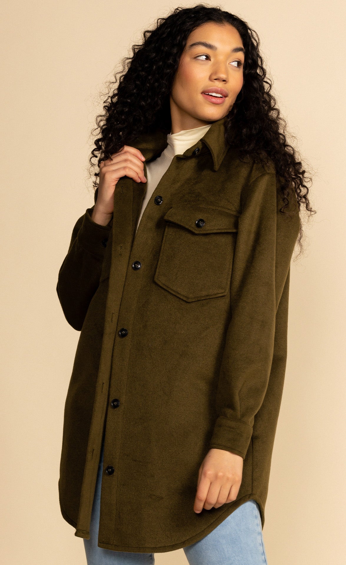 Charley Jacket Olive - Pink Martini Collection