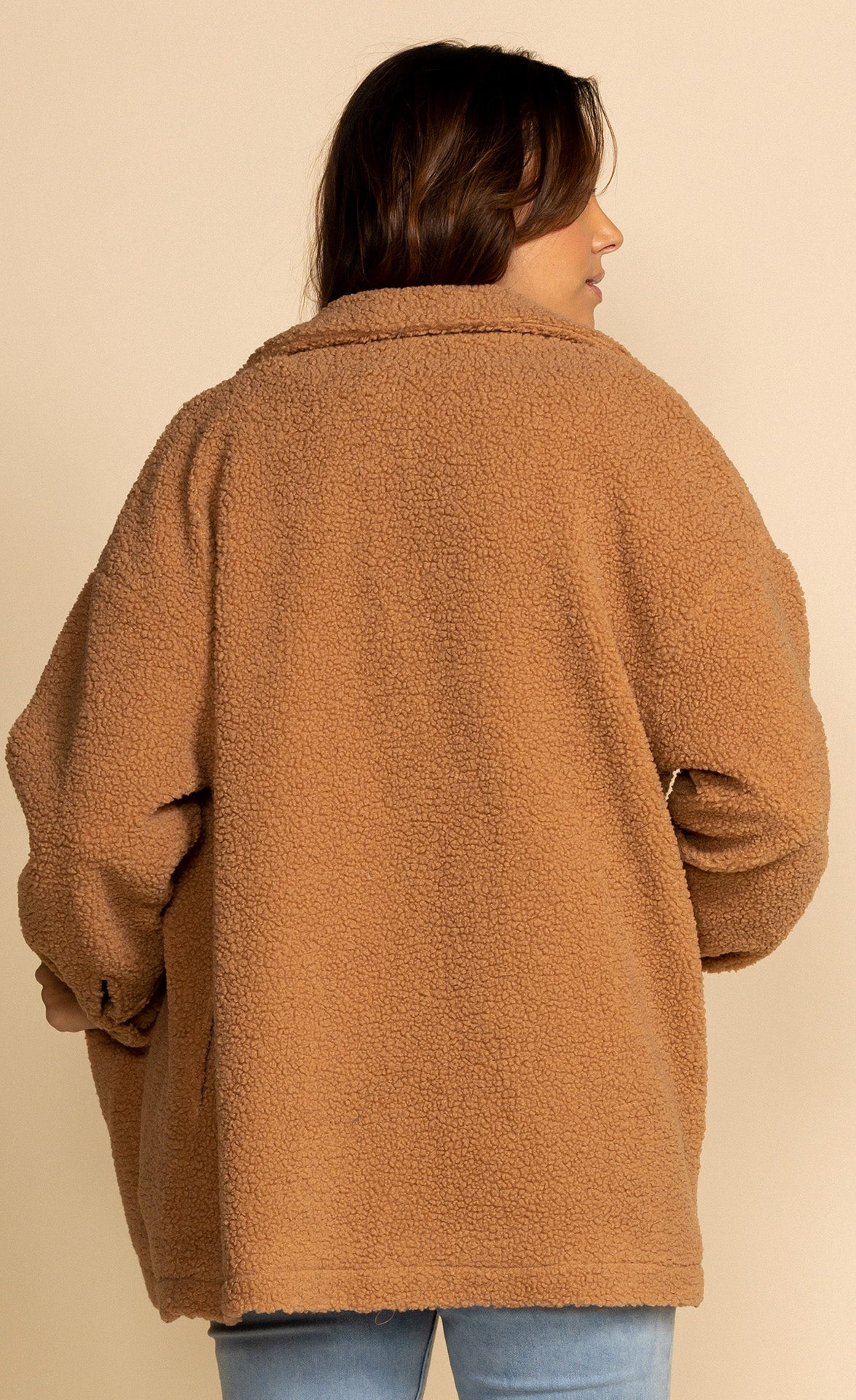 Men's Camel Teddy Coat – Pomkin