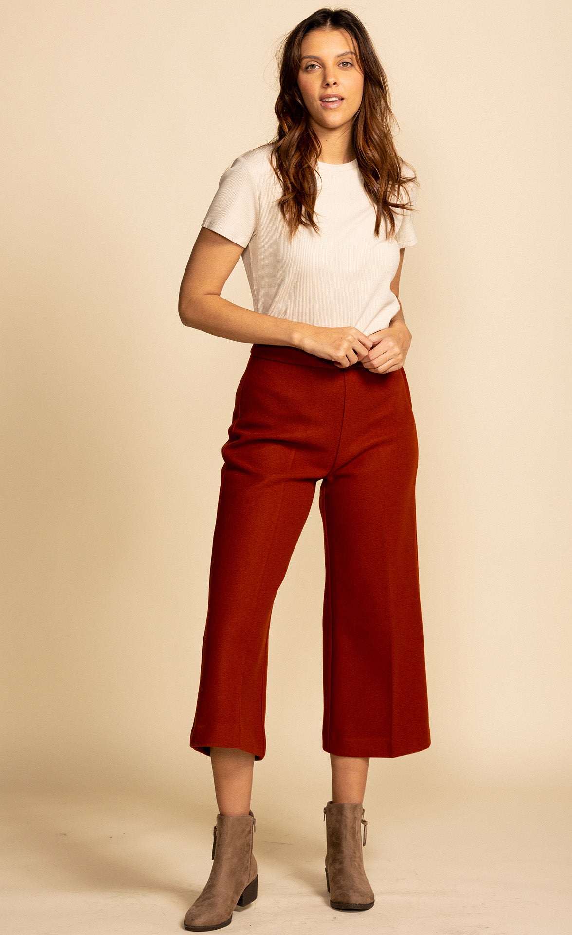 The Nadia Pants Rust - Pink Martini Collection