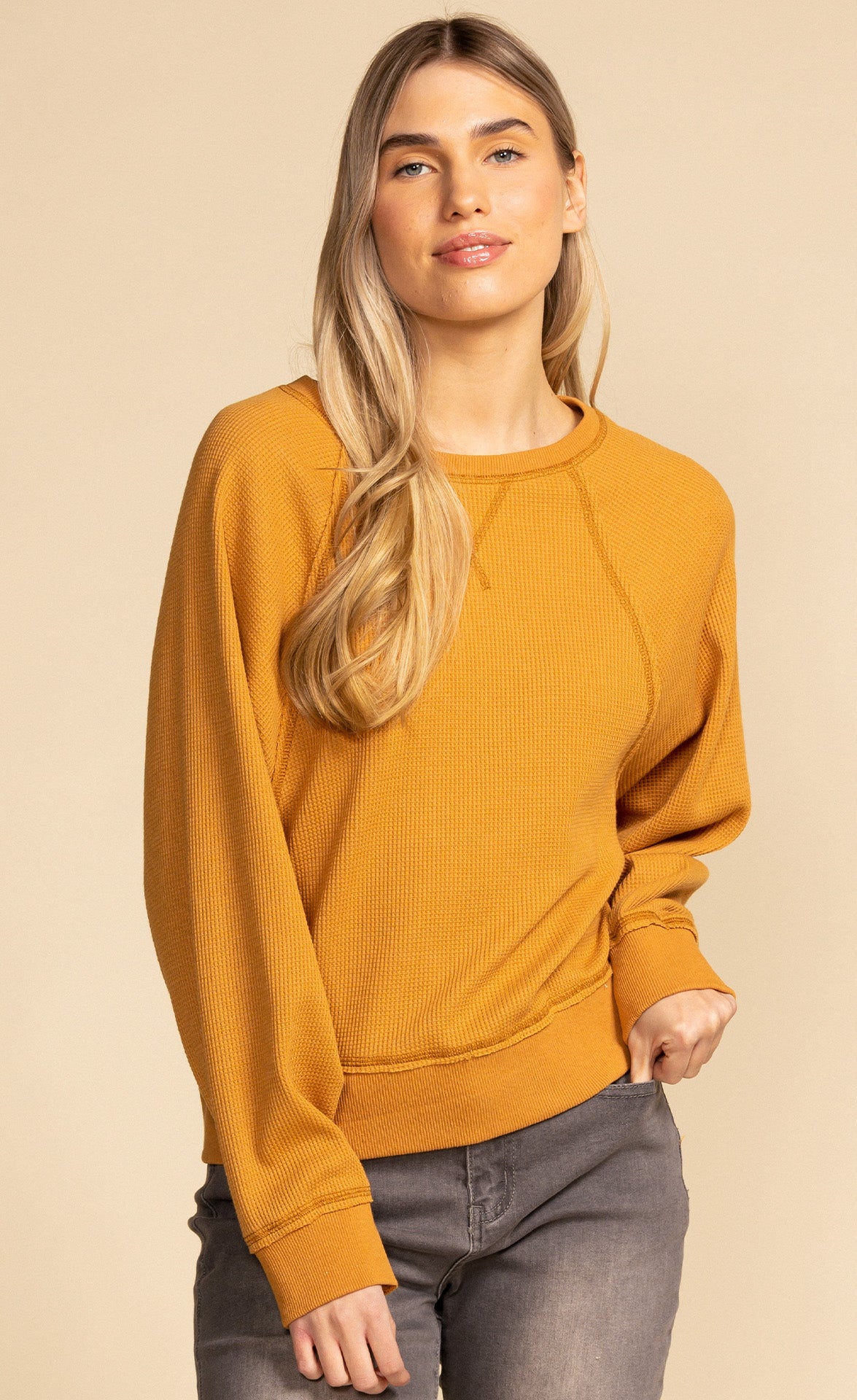 The Evelynn Pullover Camel - Pink Martini Collection