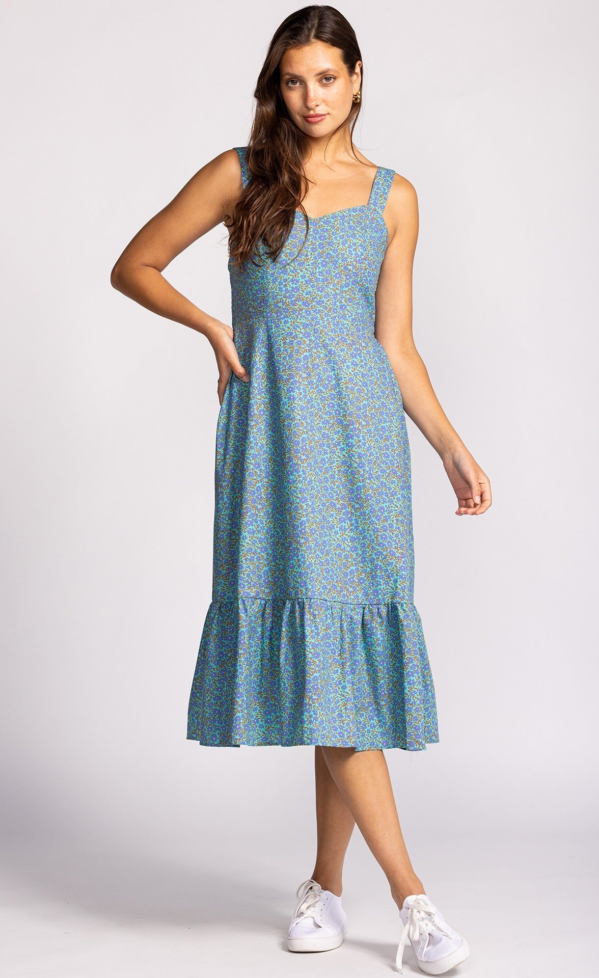 Olivia Dress Blue - Pink Martini Collection