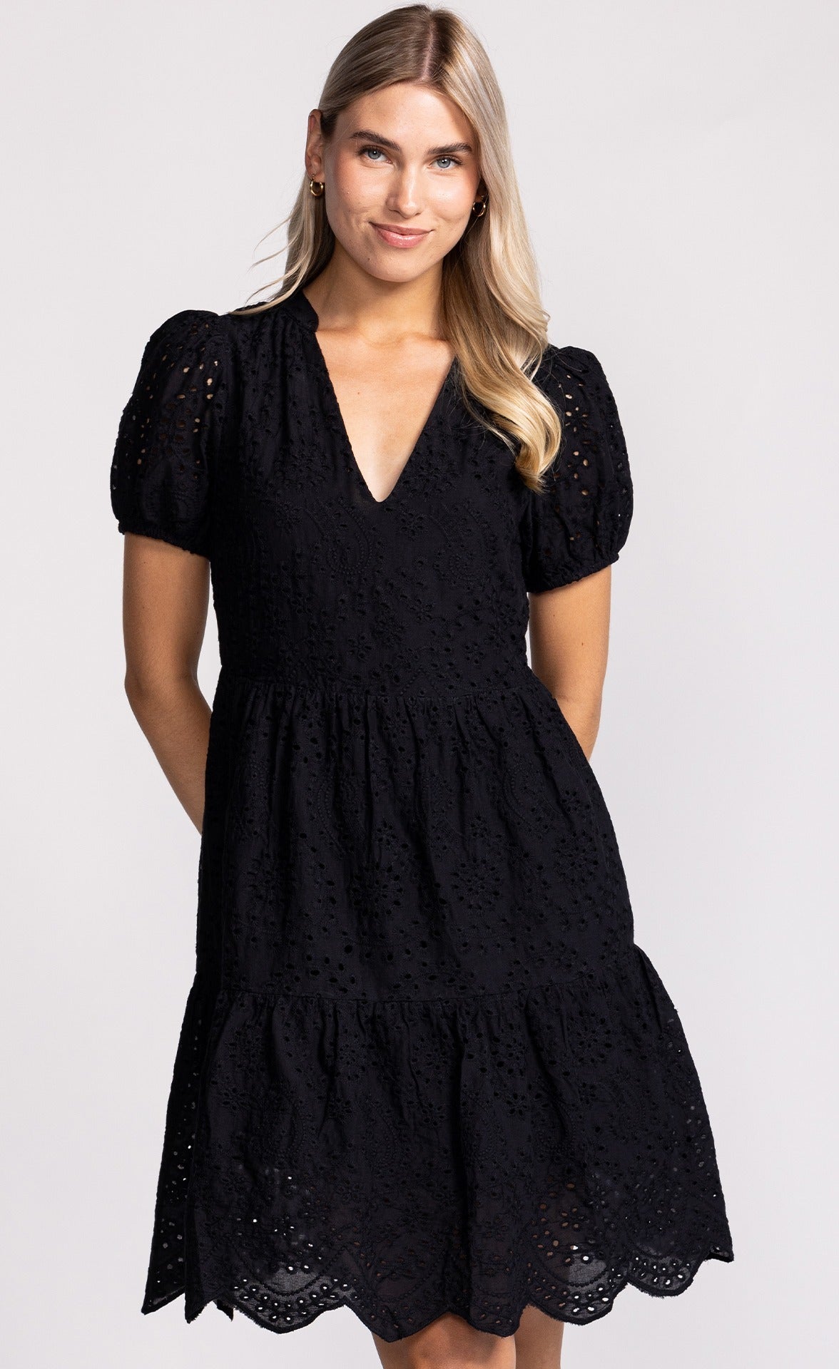 Halle Dress Black - Pink Martini Collection