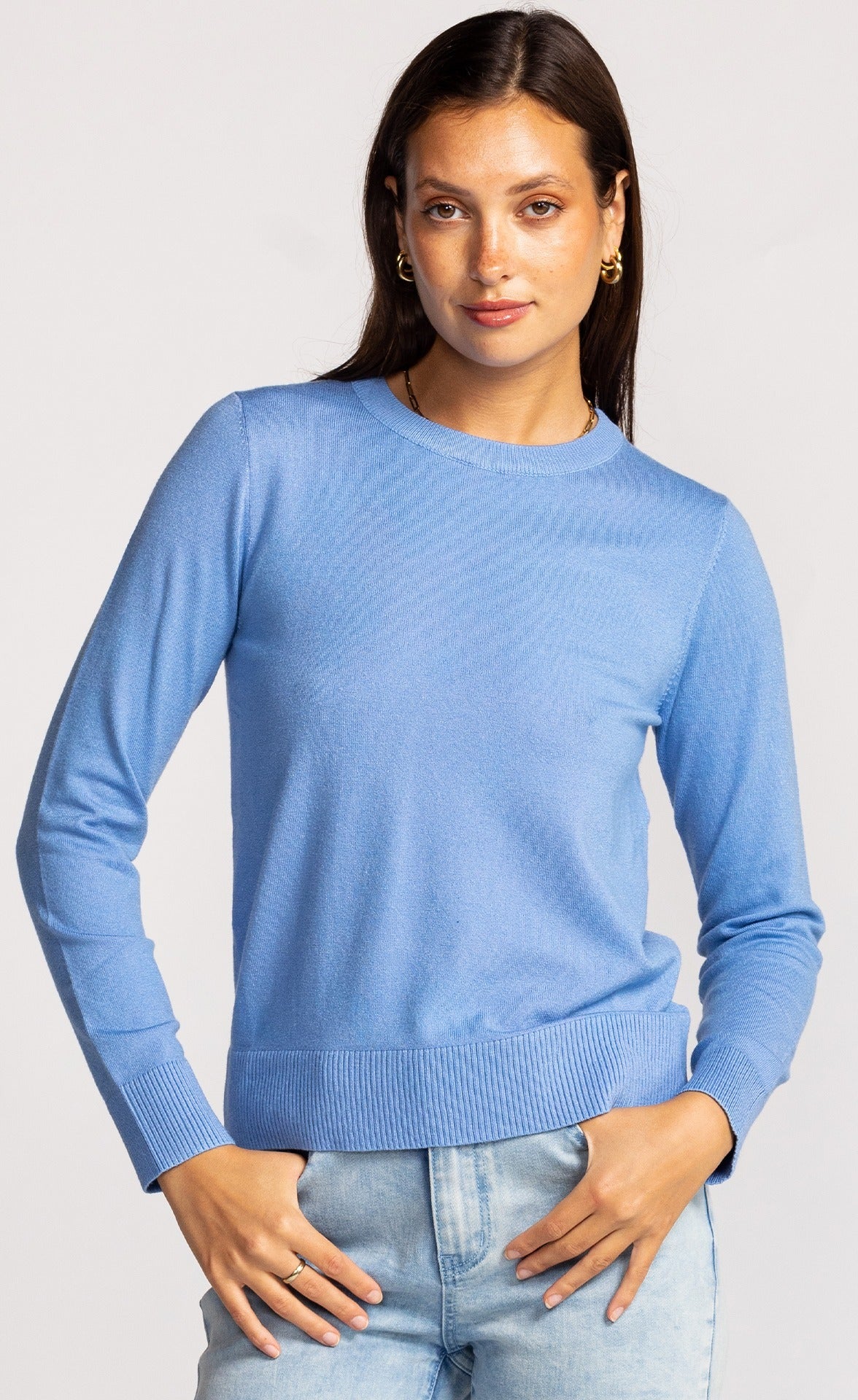 Emma Sweater Blue - Pink Martini Collection