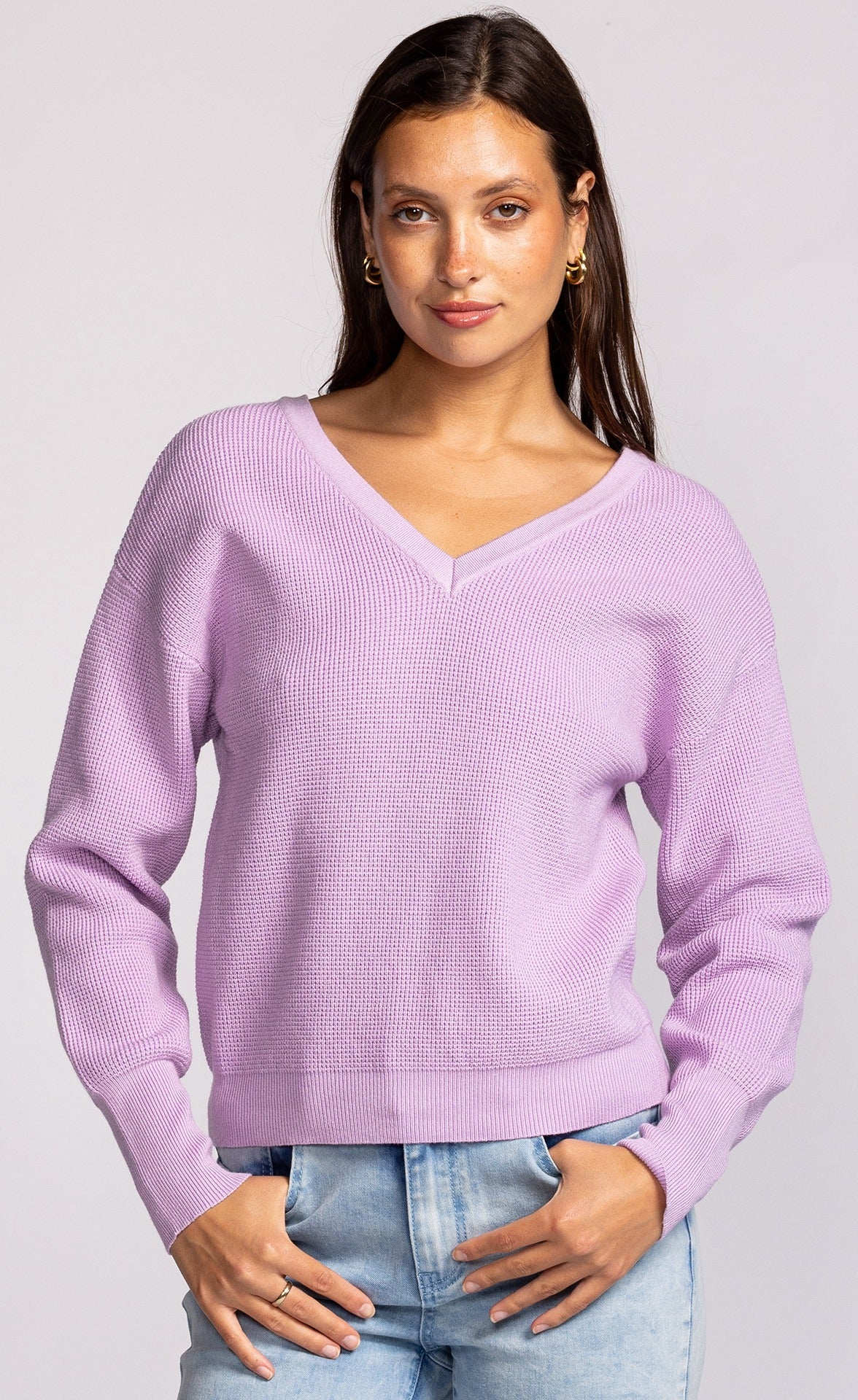 Cameron Sweater Purple - Pink Martini Collection