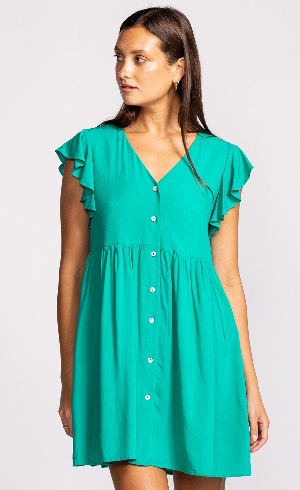 Claudette Dress Green - Pink Martini Collection