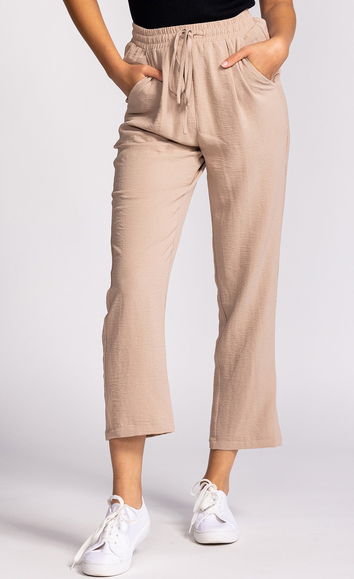 Crawford Pants Taupe - Pink Martini Collection