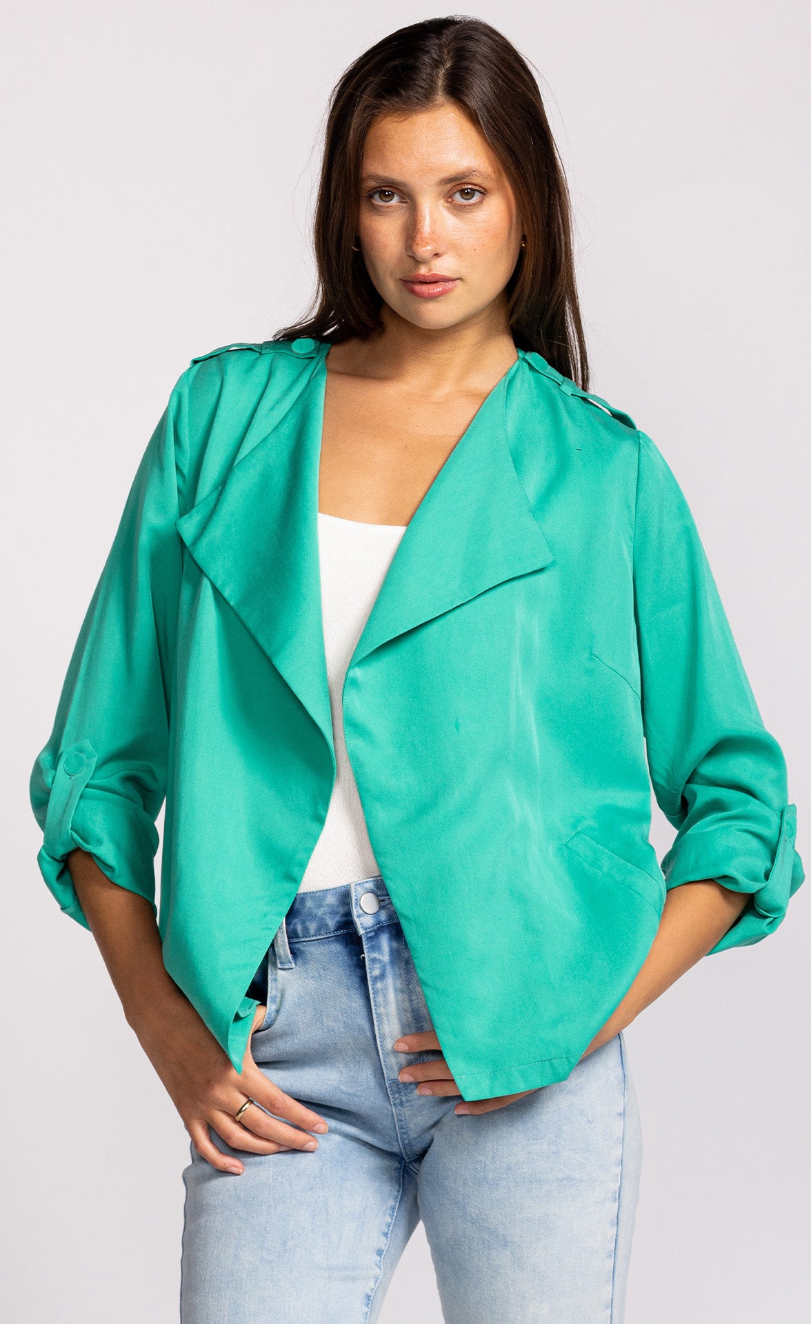Melody Jacket Green - Pink Martini Collection