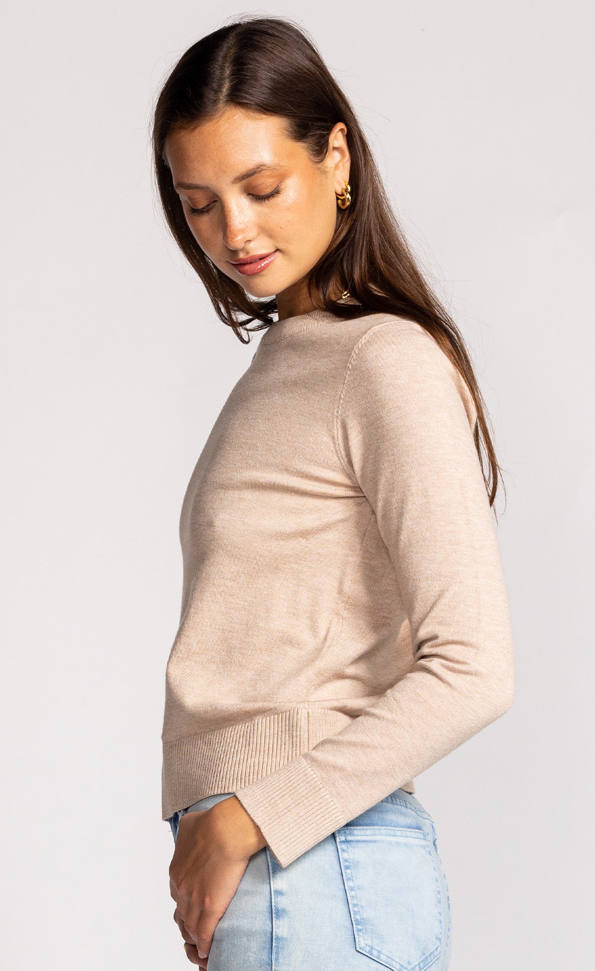 Emma Sweater Beige - Pink Martini Collection