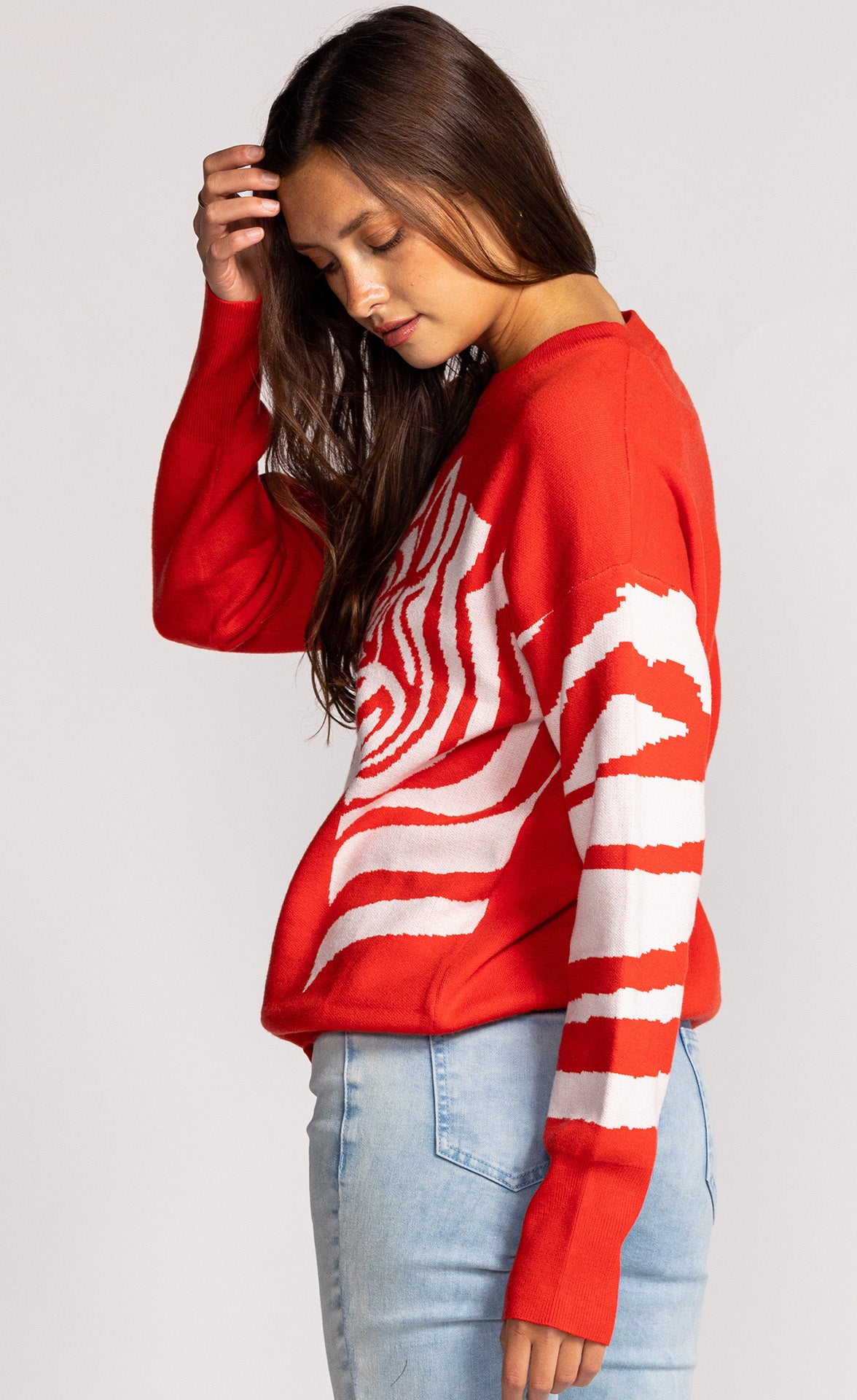 Dazzle Sweater Red - Pink Martini Collection