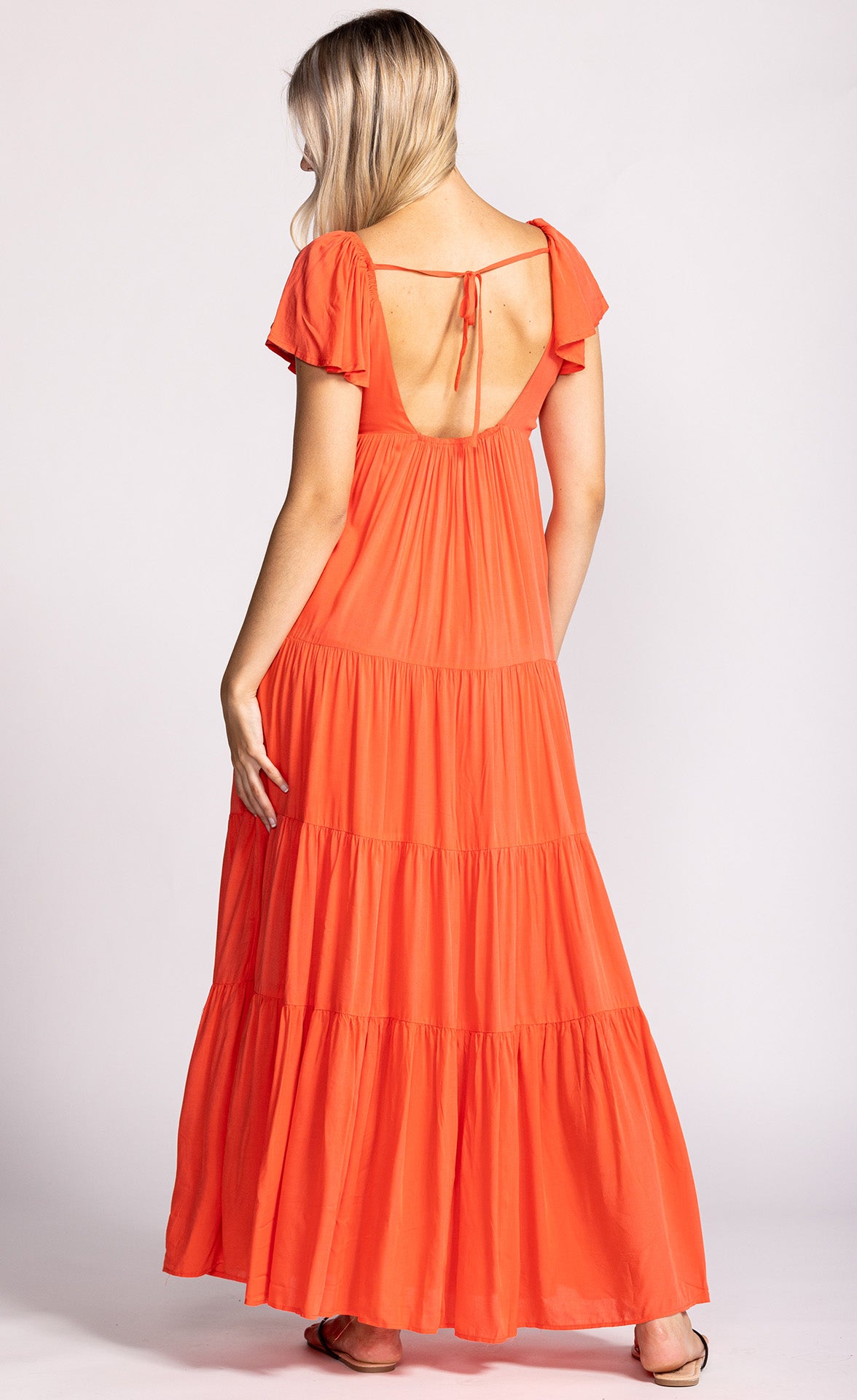 Jessica Dress Orange - Pink Martini Collection