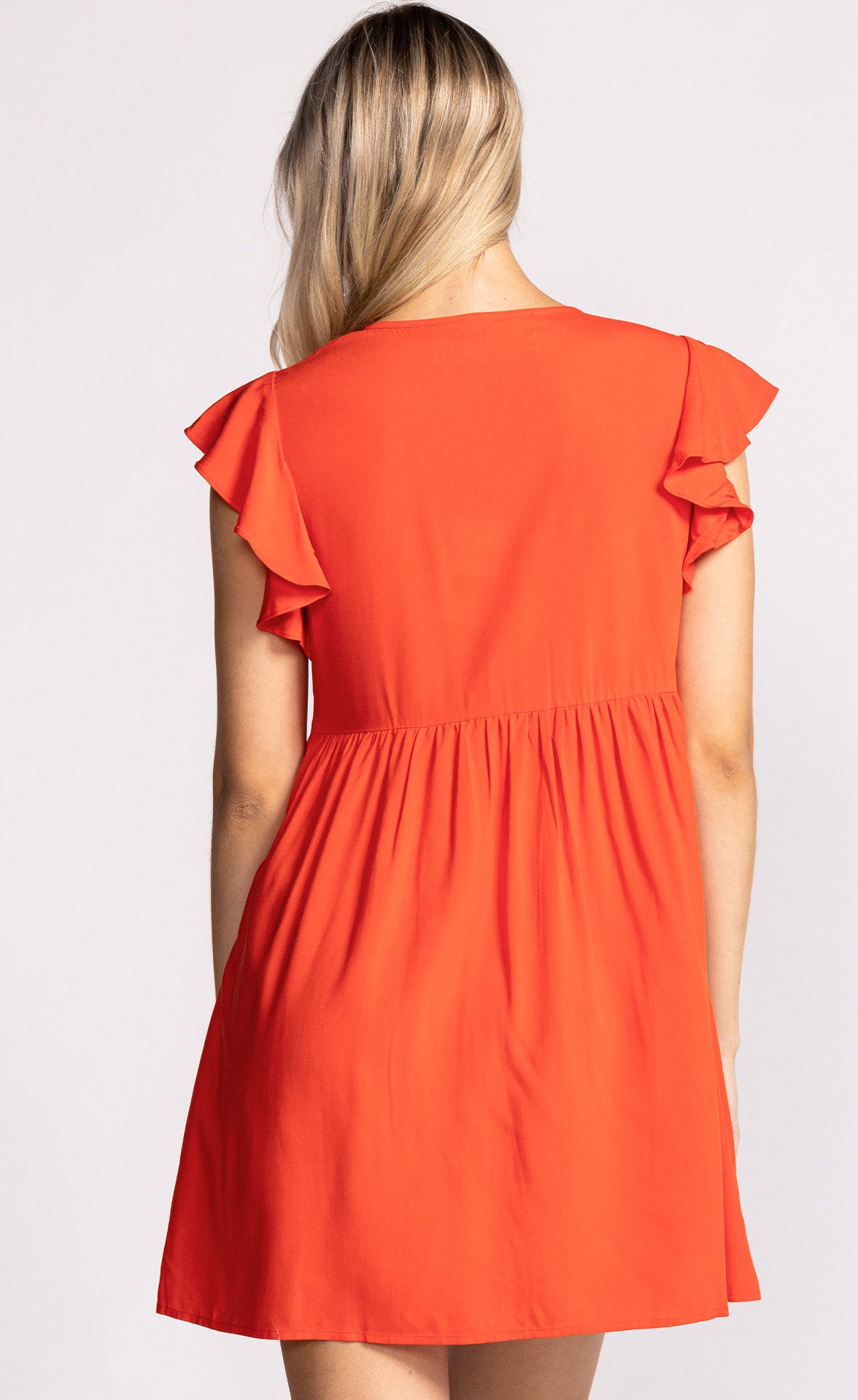 Claudette Dress Orange - Pink Martini Collection